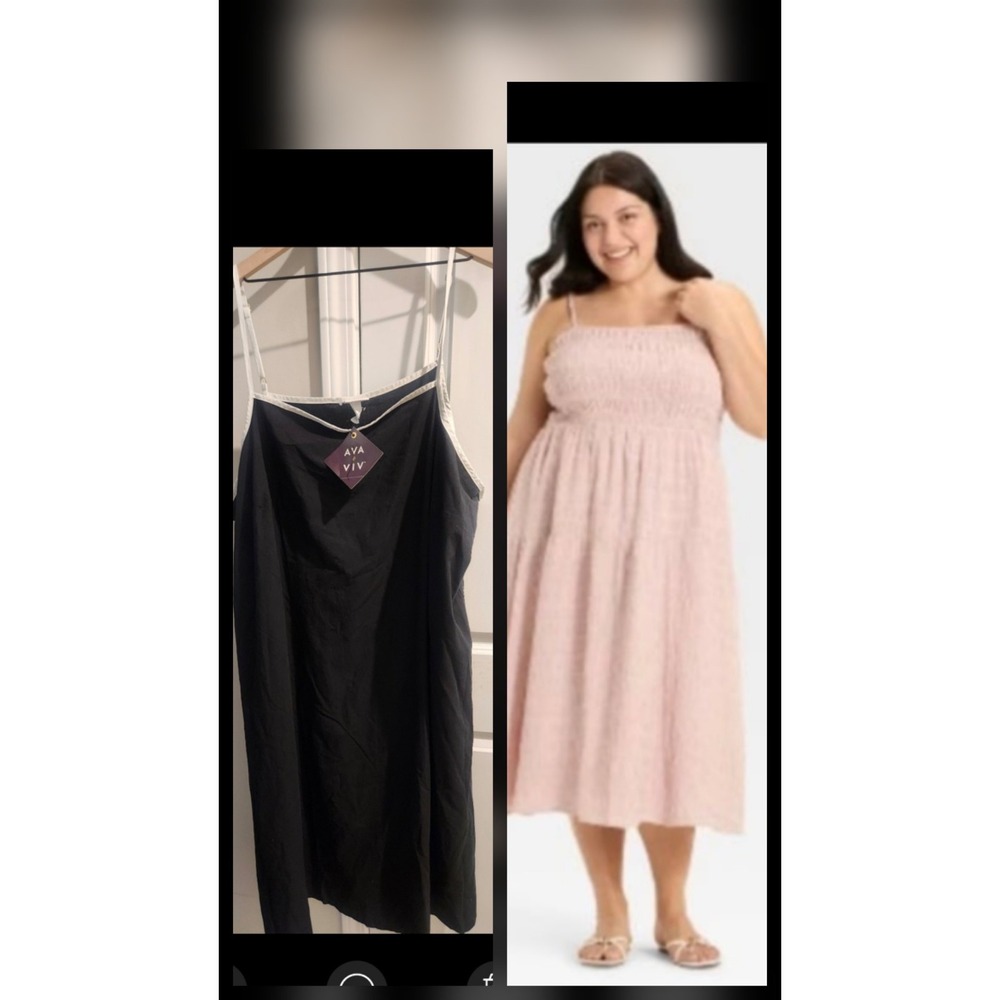 2 Ava & Viv sundresses size 4x - Picture 1 of 4
